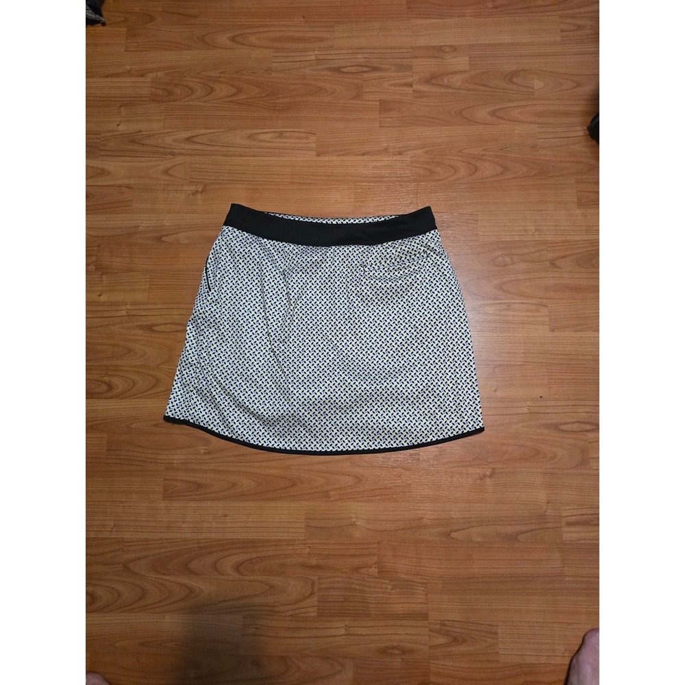 Greg Norman Women's Geo Print Golf Skort Athletic Skirt Performance Size L - Picture 5 of 12